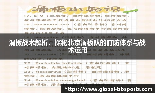 滑板战术解析：探秘北京滑板队的盯防体系与战术运用